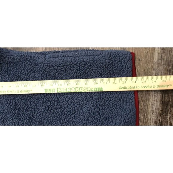 Columbia Womens XL Blue & Red Full Zip Chunky Fleece Jacket - Picture 6 of 6